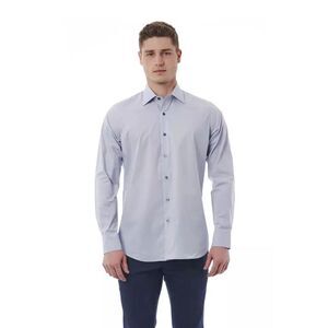 Bagutta Gray Cotton Dress Men's Shirt